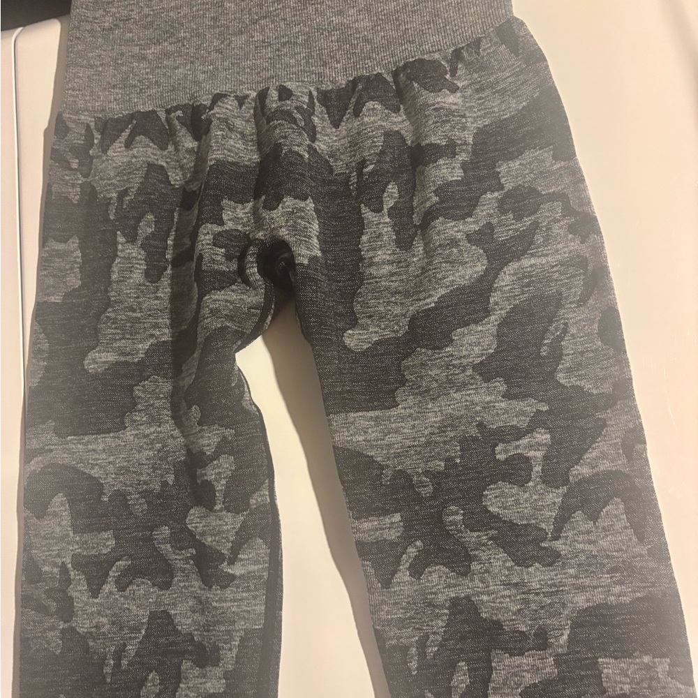 Gray Camouflage Kids Bottoms